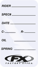 FACTORY EFFEX Suspension Spec Stickers 06-90021