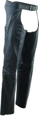 Kuryakyn Leather by River Road Longhaul Leather Chaps for Powersports - Large
