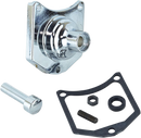 DRAG SPECIALTIES End Cover - Solenoid/Starter Button - Chrome 79-4006