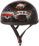 Bikers Choice Skid Lids Freedom Eagle Original Helmet - Large