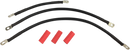 DRAG SPECIALTIES Black Battery Cable Set - '84-'88 ST E25-0091B-T4