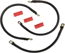 DRAG SPECIALTIES Black Battery Cable Set - '82-'88 FXR E25-0091B-T5