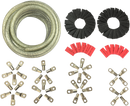 DRAG SPECIALTIES Custom Battery Cable Kit - Harley Davidson - Clear E25-0092CK