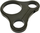 DRAG SPECIALTIES 1.25" T-Bar Single Gauge Mount - Gloss Black - For 2.375/2.4" Mini Gauge 2201-0202