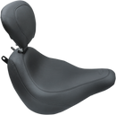 MUSTANG Seat - Wide Tripper™ Solo - with Backrest - Smooth - Black 79332