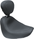 MUSTANG Seat - Wide Tripper™ Solo - with Backrest - Smooth - Black 79336