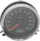 DRAG SPECIALTIES Electronic MPH Speedometer - Black Face 76436A