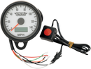 DRAG SPECIALTIES Programmable Mini Electronic Speedometer with Odometer/Tripmeter - 2.4" - Black 21-6893BDSWNU