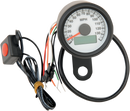 DRAG SPECIALTIES Programmable Mini Electronic Speedometer with Odometer/Tripmeter - 1.87" - Black 21-6899BWNU
