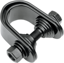 DRAG SPECIALTIES Mini Speedometer/Tachometer Clamp - For 1"/1.25" Tube - Gloss Black 21-6808A