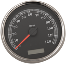 DRAG SPECIALTIES Electronic Speedometer - Black - 120 MPH 83104B
