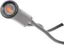 DRAG SPECIALTIES Snap-In Indicator Light - Oil Indicator - Black Bezel 160900