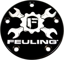 FEULING PARTS Point Cover - 5 Hole - Black - Twin Cam 9124