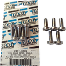 DRAG SPECIALTIES Mounting Kit - Rotor to Hub - Front - Chrome MK771