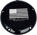 FEULING PARTS American Derby Cover - Black - Touring 9162