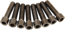 DRAG SPECIALTIES Bolt Kit - Lifter Block - Smooth/Socket-Head - Black/Chrome - M8 MK776SBK