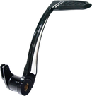 PERFORMANCE MACHINE (PM) Rear Brake Lever for FL 2014-2023, Black and Chrome Finish – Part 0032-1082-BM