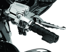 Kuryakyn Contoured ISO Throttle Boss Black - Enhanced Comfort for Long Rides