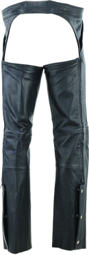 Kuryakyn Leather by River Road Plains Leather Chaps - Large
