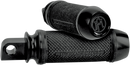Performance Machine (PM) Elite Black Foot Pegs for Softail - Part 0035-0094-B
