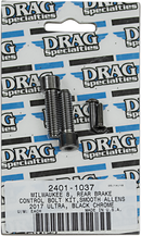 DRAG SPECIALTIES Bolt Kit - Rear Brake Control - Smooth/Socket-Head - Black/Chrome - M8 MK785SBK
