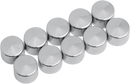 DRAG SPECIALTIES Bolt Covers - Allen/Socket - 5/16" - Chrome - 10 Pack 352048