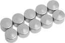DRAG SPECIALTIES Bolt Covers - Allen/Socket - 3/8" - Chrome - 10 Pack 352055