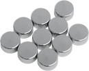 DRAG SPECIALTIES Bolt Covers - Hex - 5/8" - Chrome - 10 Pack 352056