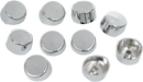 DRAG SPECIALTIES Bolt Covers - Hex - Side Cut - 5/16" - Chrome - 10 Pack 352047