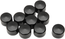 DRAG SPECIALTIES Bolt Covers - Allen/Socket - 5/16" - Black - 10 Pack 352078