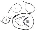 BURLY BRAND Extended Handlebar Cable and Brake Line Kit for Sportsters with ABS - 14" T-Bar Handlebars B30-1269