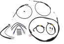 BURLY BRAND Handlebar Cable and Brake Line Kit for Wide Glide Gorilla Handlebars - 14" B30-1215