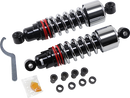BURLY BRAND Slammer Plus Shocks - 10.5" - Chrome - FXD B28-1207
