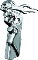 Kuryakyn Zombie Front Shift Arm Cover for Harley Davidson Touring Models 1982-2016, Chrome Part 1054