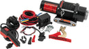 QuadBoss 608701 Winch Kit with 39ft Dyneema Synthetic Rope, 2500 lb Capacity, 3 HP Motor, and Wired Remote