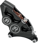 PERFORMANCE MACHINE (PM) 4-Piston Front Left Brake Caliper - Contrast Cut™ for 11.5-Inch Disc, Part 0053-2915-BM