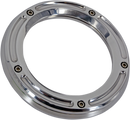 TRASK Assault Derby Cover with Window- Chrome - Touring/Trike TM-0041CH
