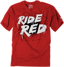 FACTORY EFFEX Youth Honda Splatter T-Shirt - Red - Large 23-83304