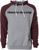 FACTORY EFFEX Honda Racing Hoodie - Heather/Burgundy - 2XL 23-88308