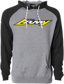 FACTORY EFFEX Suzuki Army Hoodie - Black/Heather Charcoal - Medium 23-88402