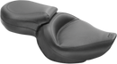 MUSTANG Vintage Style Seat - Wide - Smooth - Black - XLC 76143