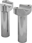 H Bar Risers 4.5" Straight Chrome