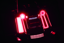 Kuryakyn Tracer Filler Panel Lights with Red Lens for Harley Davidson Saddlebags Part