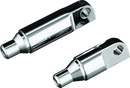 Kuryakyn Male Mount 2-1/2 inch Footpeg Extension Chrome - Pair