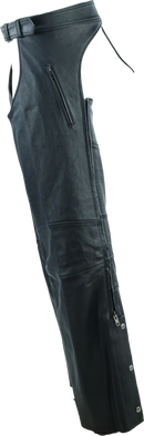 Kuryakyn Leather by River Road Longhaul Leather Chaps for Powersports - Large