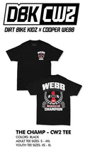 DBK The Champ CW2 Tee Black 3X - Comfortable and Durable T-Shirt for Active Wear