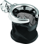 Kuryakyn Drink Holder with Mesh Basket 1 Inch Clamp Chrome – Powersports Accessory