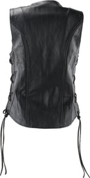 Kuryakyn Leather by River Road Sapphire Leather Vest for Women - Small