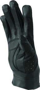 Kuryakyn River Road Tucson Leather Perforated Gloves for Women - Small, Black