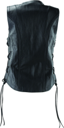 Kuryakyn Leather by River Road Sapphire Leather Vest for Women - Small